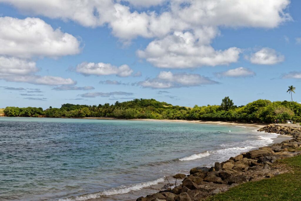 La Breche beach in Tartane - Caravelle Peninsula, Martinique, FWI