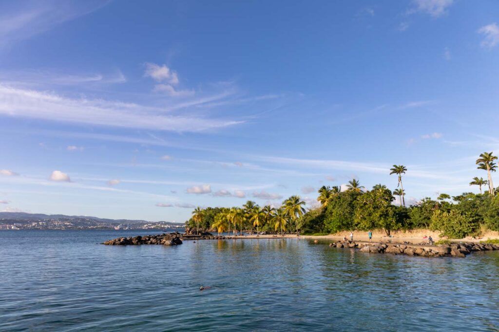 11 SEP 2019 - Les Trois-Ilets, Martinique, FWI - Caribbean beach in La Pointe du Bout